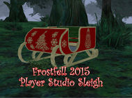 Frostfell 2015 Player Studio Sleigh