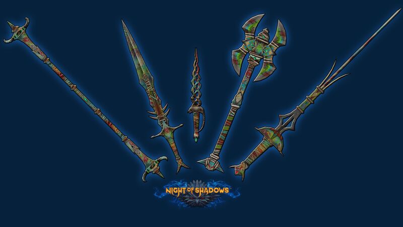 File:Petroglyphic Weapon Ornaments (Night of Shadows pre-order bonus).jpg